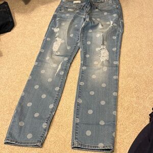 Gap polka dot jeans